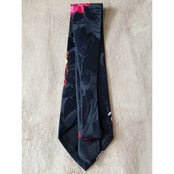 Looney Tunes Mania 1995 Tasmanian Devil Men's Tie Bugs Bunny Made in Korea Vtg - Picture 6 of 12